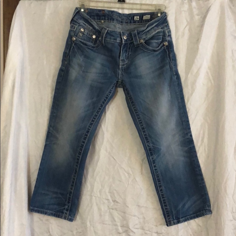 Miss me cuffed capris size 26!